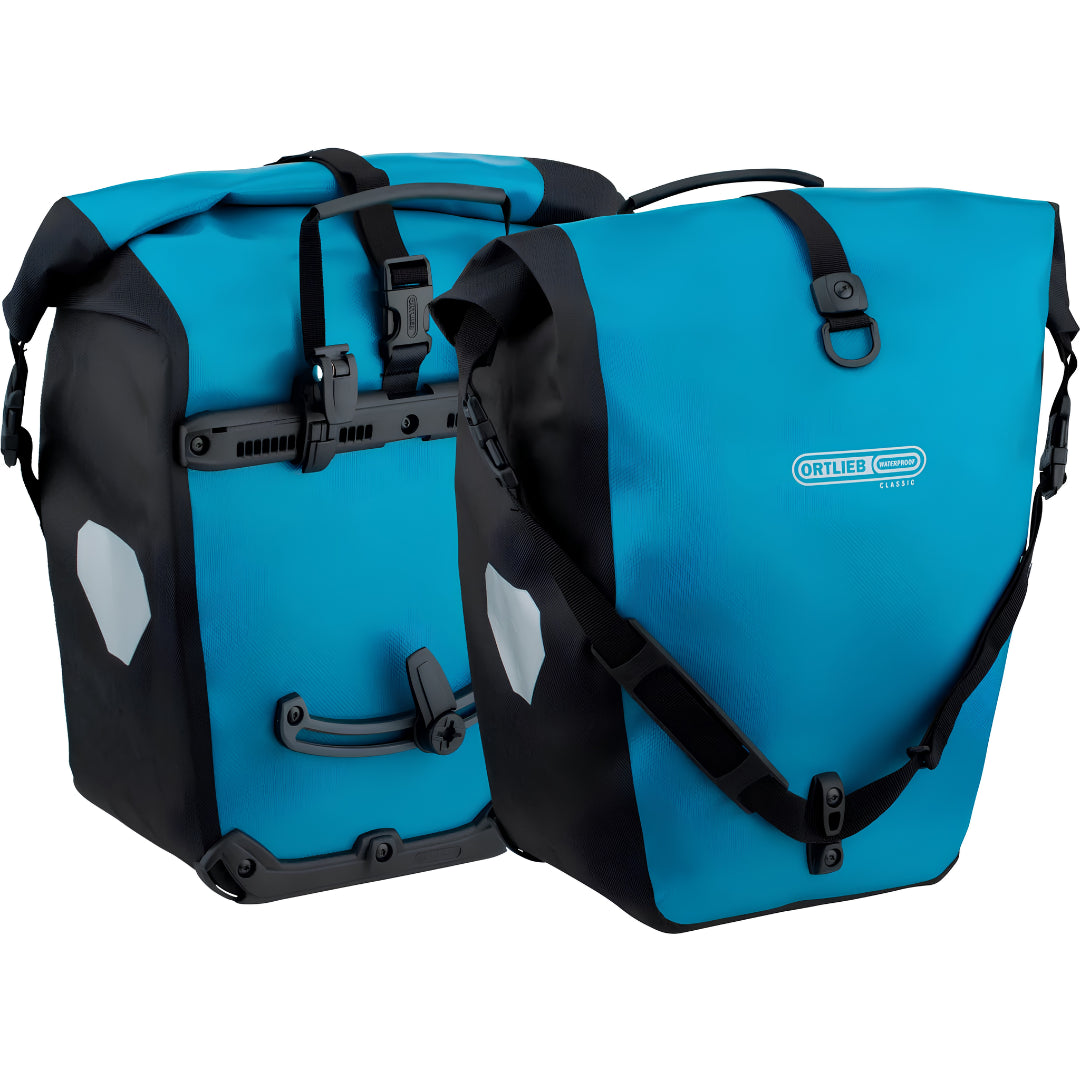 Ortileb Back-Roller Classic Pannier Bags (Petrol Black)