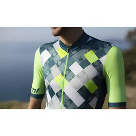 Santini Ironman VIS Jersey-Fluo Green
