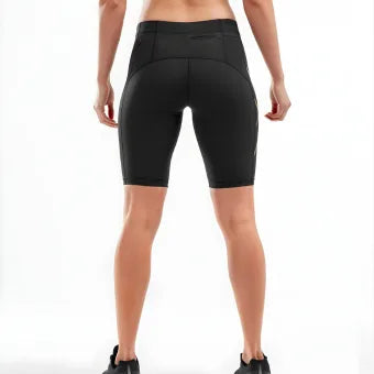 2XU MCS Run Shorts-M-Black/Gold Reflective