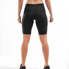 2XU MCS Run Shorts-M-Black/Gold Reflective