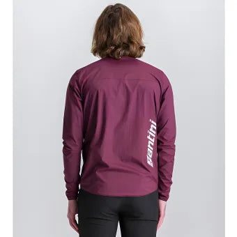 Santini Ventus Wind Jacket-Burgundy