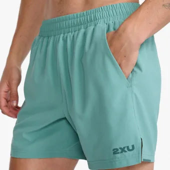 2XU MR6903b Aero 5 inch Shorts-Raft/Pine Reflective-S