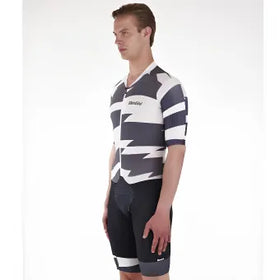 Santini Viper Furia Road Skinsuit-Black