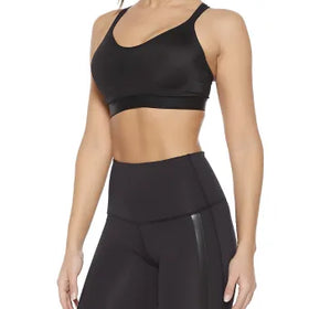 2XU Hi Impact Bra-38C-Black/Black