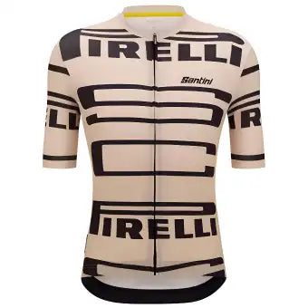 Santini Pirelli Sport Club Unisex Jersey-Beige