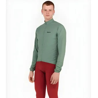 Santini Ready To Ride Unisex Wind Jacket-Sage Green