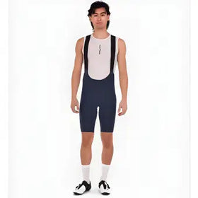 Santini Unico Edge Bibshorts-Navy Blue