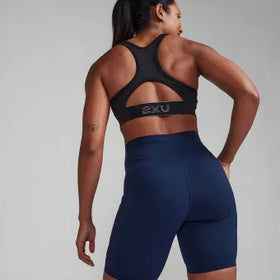 2XU WA6907b Form Stash Hi-Rise Bike Short-Midnight/Midnight-XS