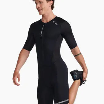 2XU Aero Sleeved Trisuit-S-Black/White