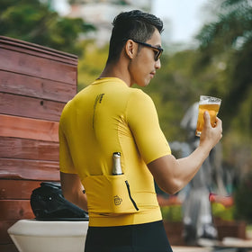 Skull Monton Beer Jersey-Yellow