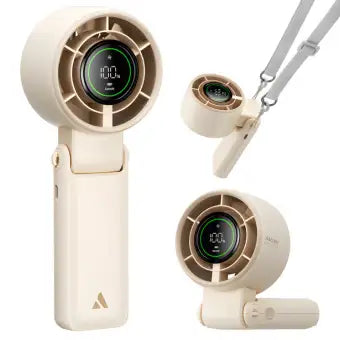 Aecooly Versatile Handheld Fan Halo 02 (5000mAh)-Beige