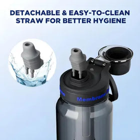 Membrane Solution Water Filter Bottle C3 UF+ACF-Black
