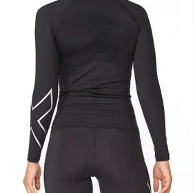 2XU Core Compression Long Sleeve-L-Black/Silver
