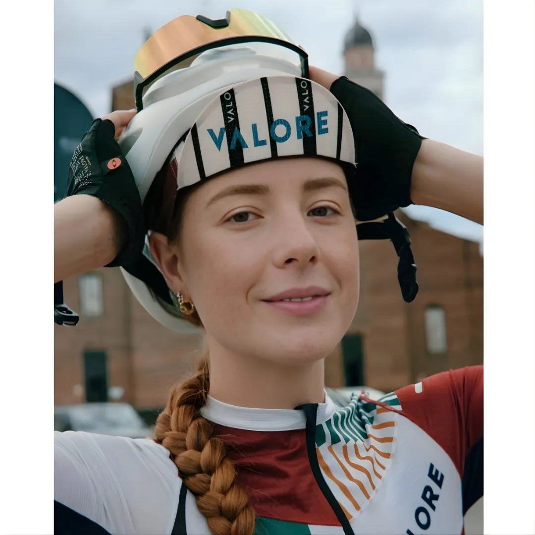 Valore Linea Arte Cycling Cap-Stone Blue