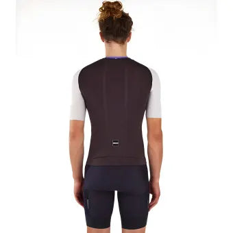 Santini Terranova Pelle Unisex Jersey-Dark Brown