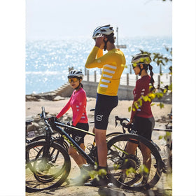 Skull Monton Monday Long Sleeve Jersey-Yellow