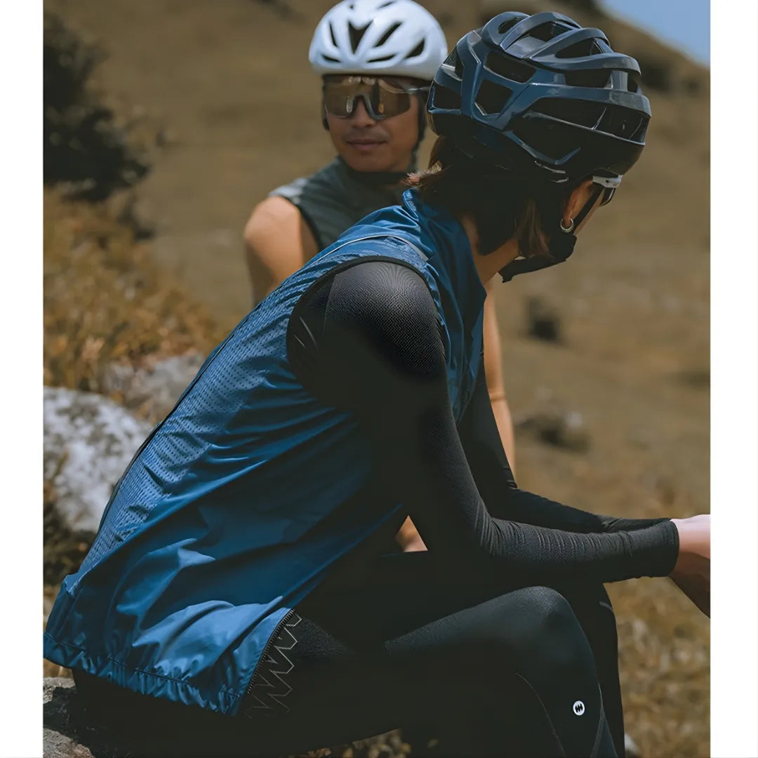 Monton Urban Yako Windproof Vest-Blue
