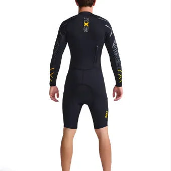 2XU MW5479C Propel SwimRun Wetsuit-Black/Ambition-M