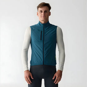 Monton Wind Hunter Windproof Vest-Nile Blue