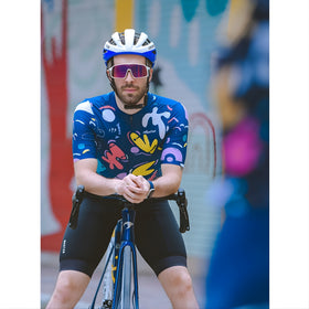 Monton Lifestyle Paint Shape Jersey-Blue