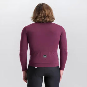 Santini Impetus Long Sleeve Jersey-Burgundy