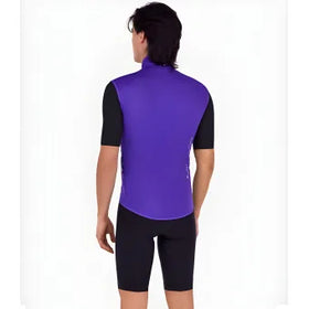 Santini Magic Unisex Packable Waterproof Vest-Purple