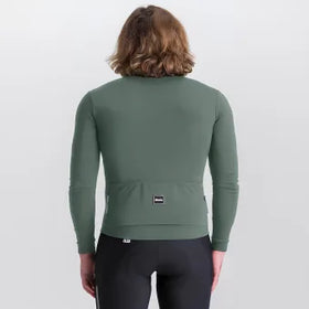Santini Impetus Long Sleeve Jersey-Military Green