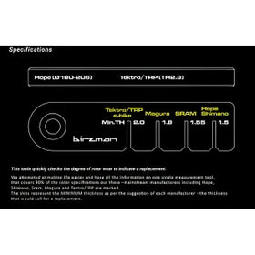 Birzman Rotor Wear Indicator