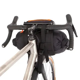 Restrap Handlebar Bag-Black/Orange (Small)