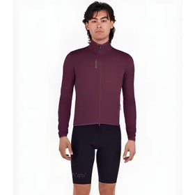 Santini Magic Unisex Packable Waterproof Jacket-Burgundy