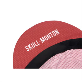 Skull Monton Wednesday Cycling Cap-Brick Red