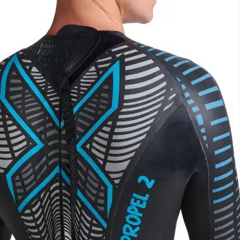 2XU P:2 Propel Wetsuit-Black/Aloha-L