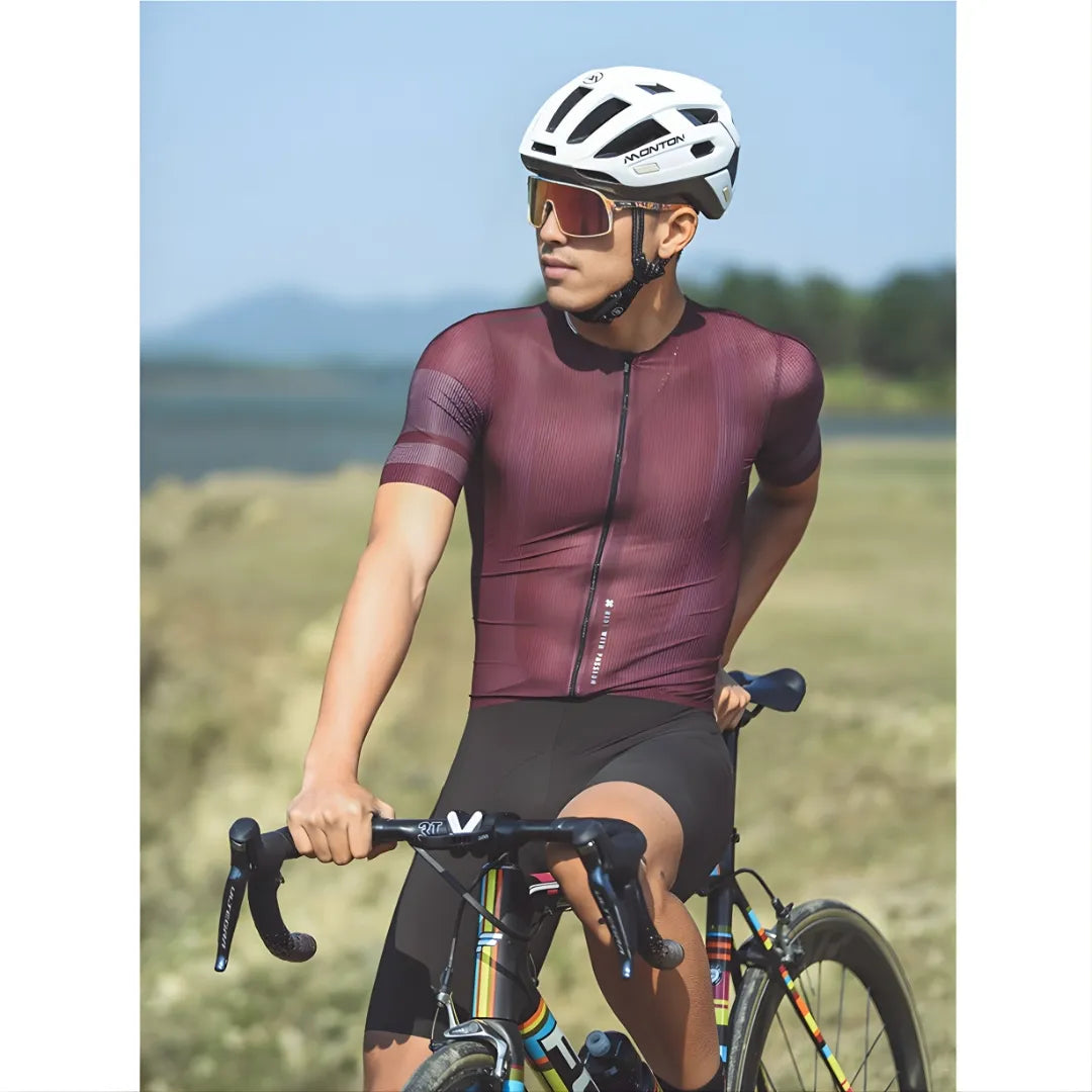 Monton Starshine Pro Jersey-Maroon