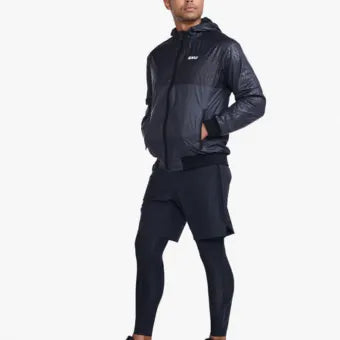 2XU Motion Hoodie-India Ink/White-L