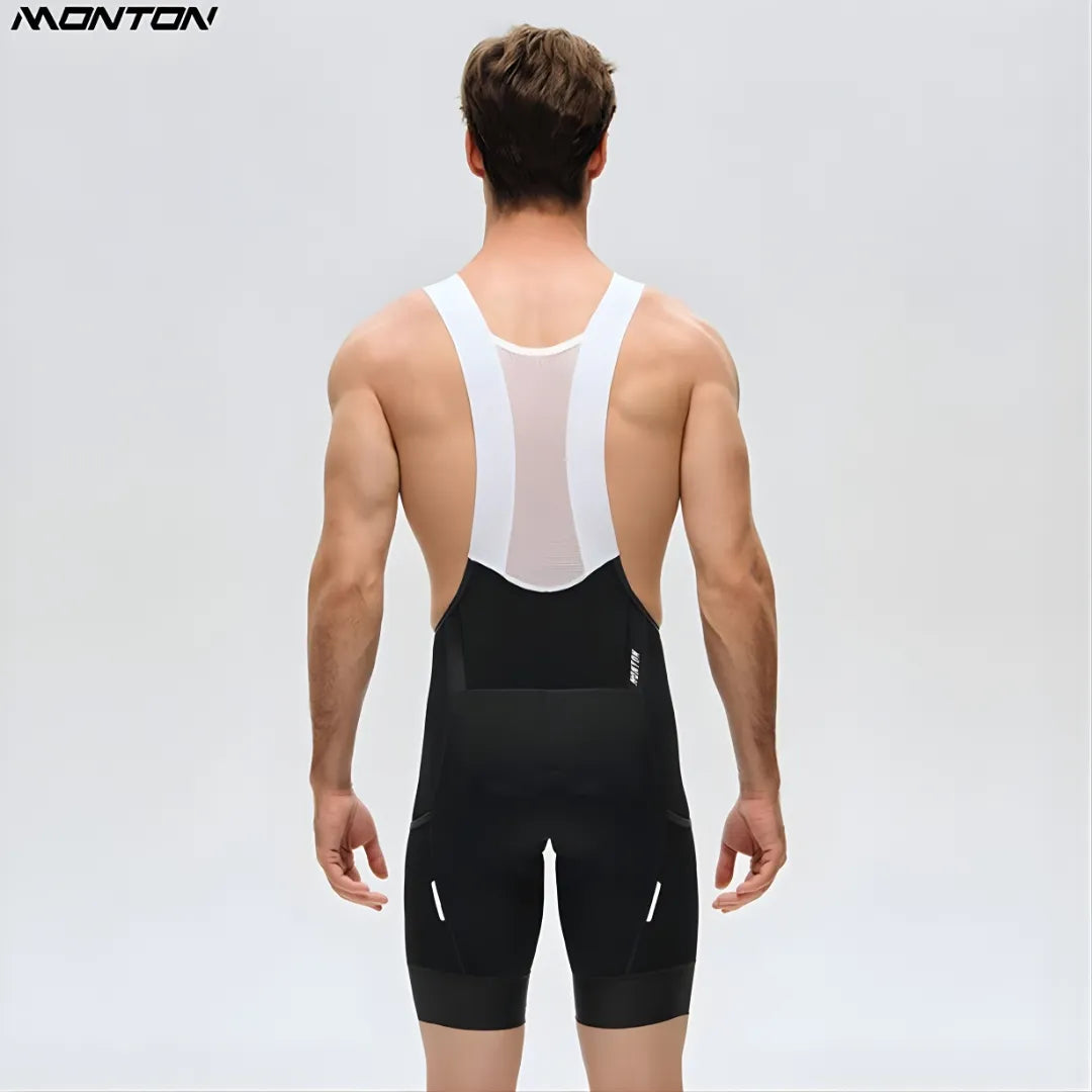 Monton Chase Summer Bibshorts-Black