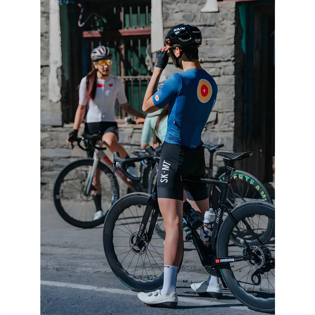 Skull Monton Target Jersey-Blue