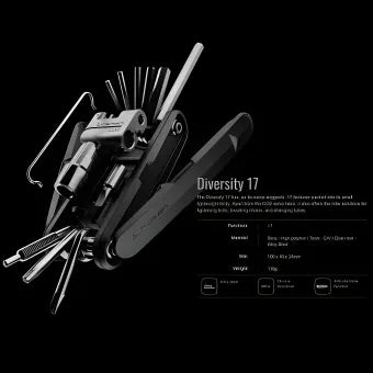 Birzman Diversity 17 Multitool (17 Functions)