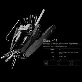 Birzman Diversity 17 Multitool (17 Functions)