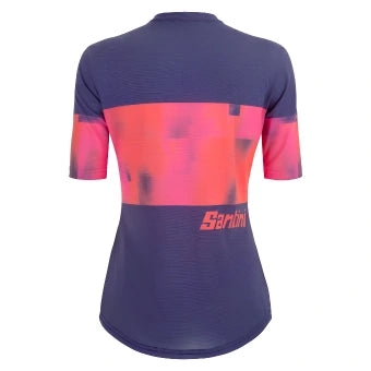 Santini Wmn Forza Indoor Training Tech T-Shirt-Atomic Orange