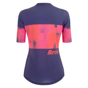 Santini Wmn Forza Indoor Training Tech T-Shirt-Atomic Orange