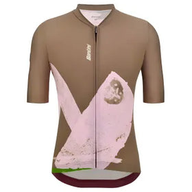 Santini Note Jersey-Military Green