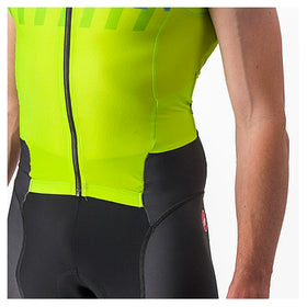 FREE SANREMO 2 SUIT SLEEVELESS-ELECTRIC LIME/NIAGARA BLUE