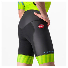 FREE SANREMO 2 SUIT SHORT SLEEVE-ELECTRIC LIME/NIAGARA BLUE