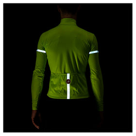 FONDO 2 JERSEY (WINTER)-ELECTRIC LIME/SILVER REFLEX