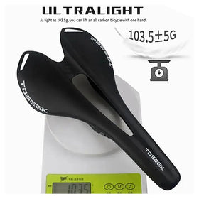 Toseek Road Bike Carbon Fiber  Saddle black