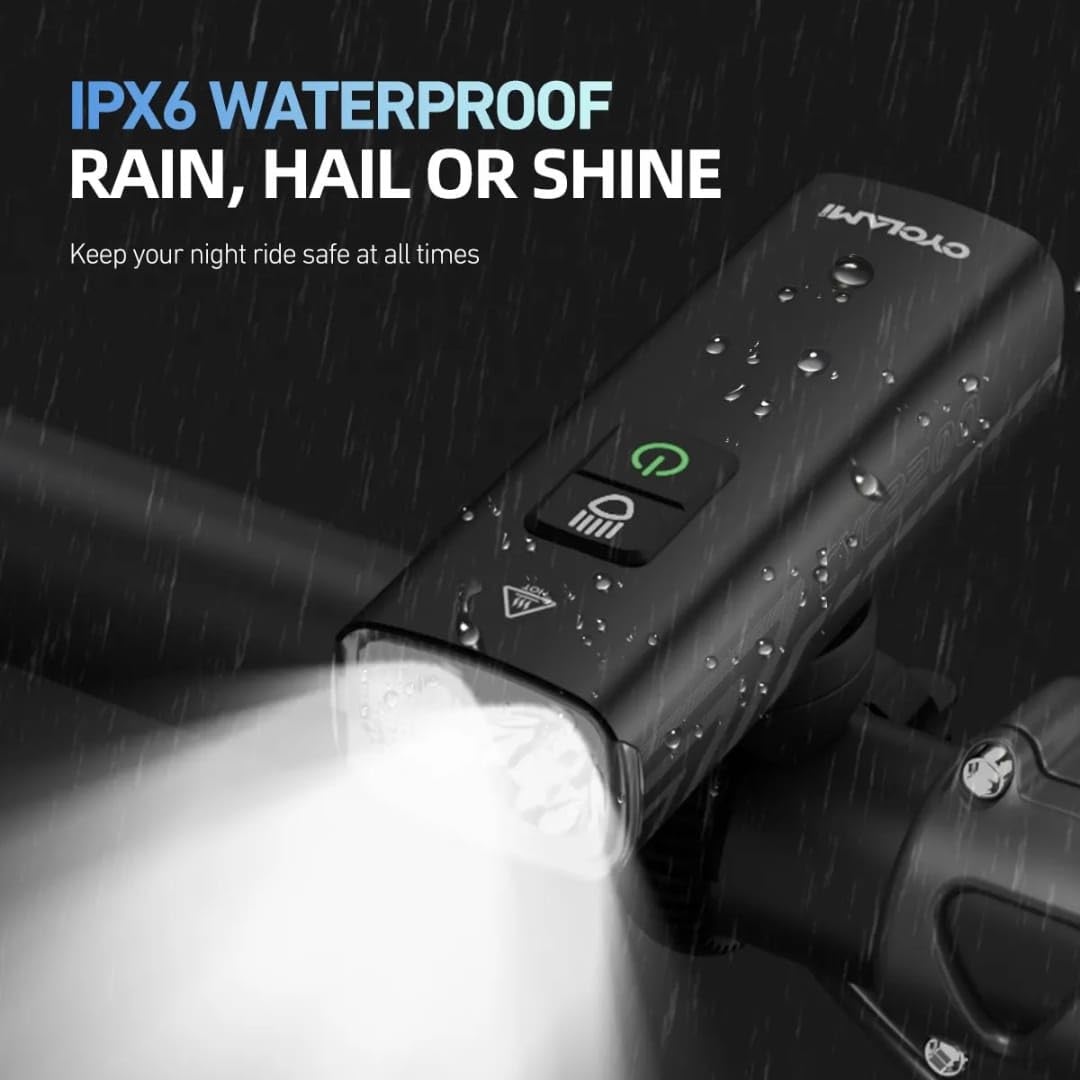 Cyclami 2000LM BR2000 Rainproof Bicycle Light