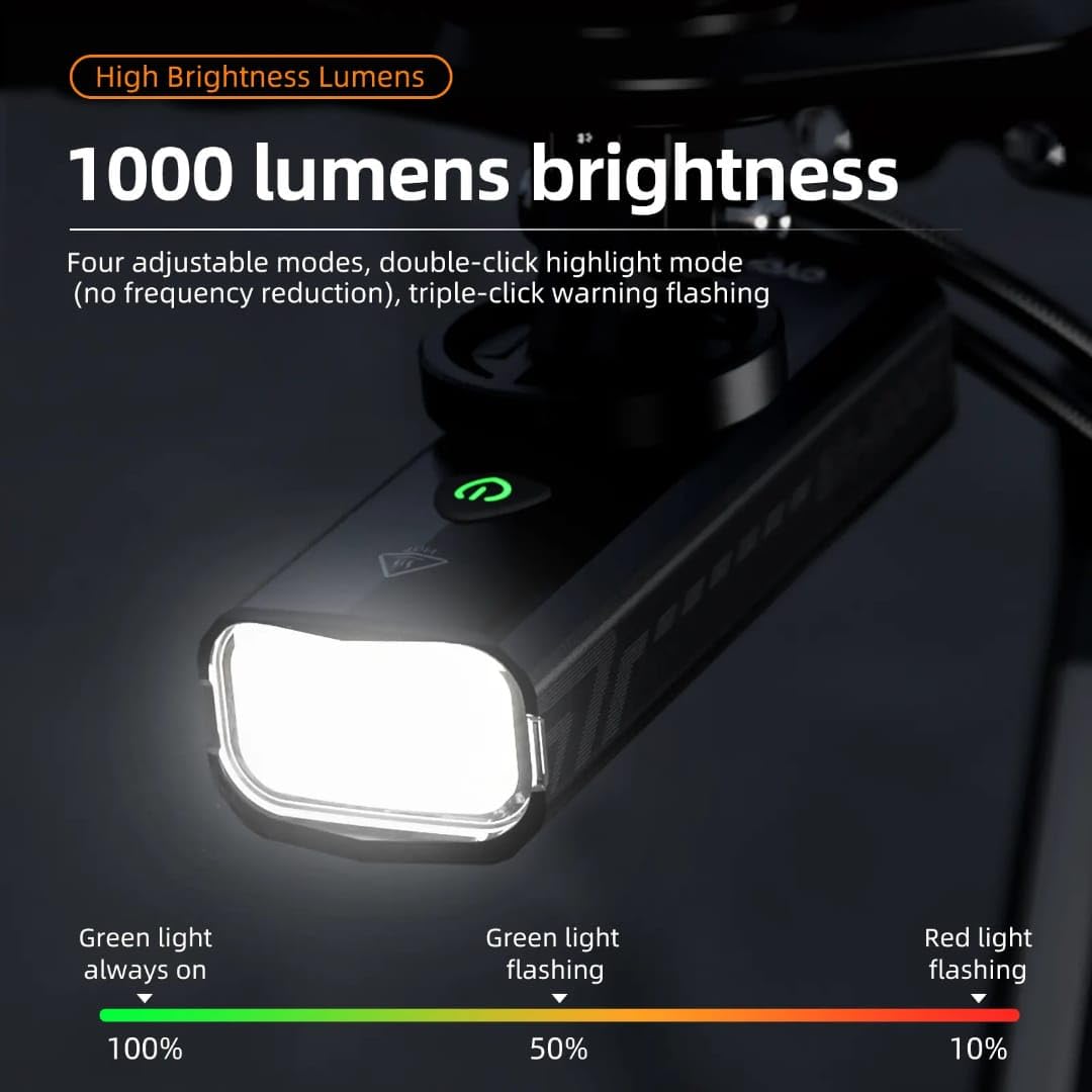 Cyclami BR1000 Super Bright LED Bicycle Headlight