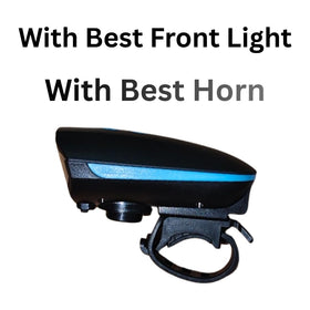 Bicycle Front Light with Electric Horn 250LM