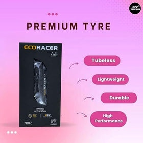 Ecoracer Lite 700C Foldable Tubeless-Ready Hybrid Bicycle Tyre