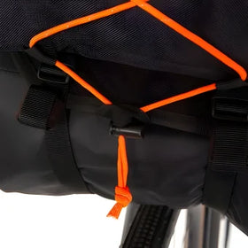 Restrap Handlebar Bag-Black/Orange (Large)